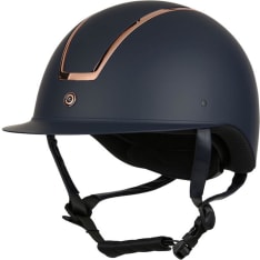 Horze Atmos Metallic II sininen ratsastuskypärä