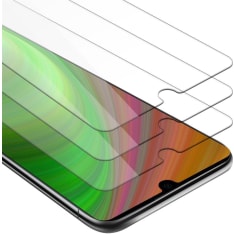 Cadorabo Honor 10 Lite/Huawei P Smart 2019 3x Tempered Glass Screen Protector