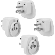 Cadorabo 4x sovitin matkapistoke muunnin travel converter (tyyppi b - eu)