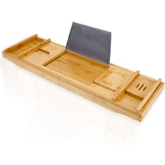Intirilife Bathroom Bamboo Shelf