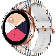 Cadorabo silicone wristband 20mm for Samsung Galaxy Watch 42mm / 3 / 4 / 5 Print Design