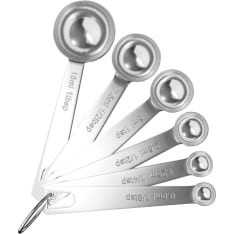 Intirilife 6-Piece Measuring Spoon Set