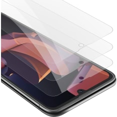 Cadorabo Blackview A50 4G 3x Tempered Glass Screen Protector