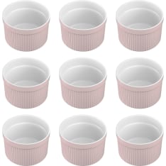 Intirilife souffle molds bakeware 6-piece set