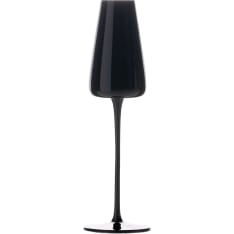 Intirilife Black 220 ml Champagne Glass Set