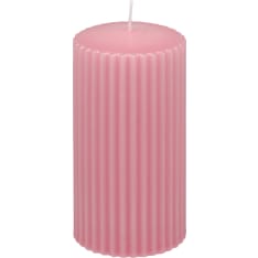 Steinhart 5,7x5,7x11cm Grooved pillar candle