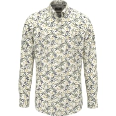 Fynch-Hatton Slub Flower Print Shirt