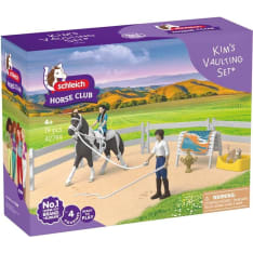 Schleich Horse Club Kim's Vaulting Set vikellyssetti