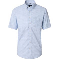 Casamoda men's short-sleeved collared shirt