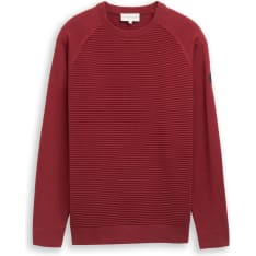 Tom Tailor ottoman structured crew neck knit