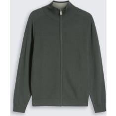 Tom Tailor basic zip jacket knit