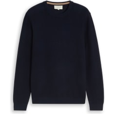 Tom Tailor structured crew neck knit
