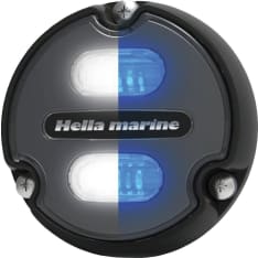 Hellamarine sininen-valkoinen vedenalainen valo