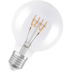 Osram Vintage 1906 Globe 95 E27 470lm 2700K  filament himmennettävä led lamppu