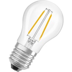Osram E27 136lm 2700K filament LED small bulb, clear