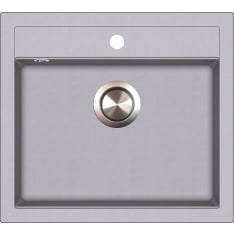 Aquasanita Kiwi 510x565mm 1-basin stone composite basin