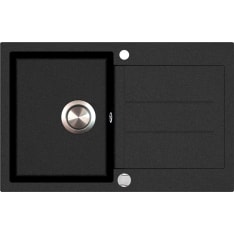 Aquasanita Kiwi 495x780mm 1-basin stone composite basin