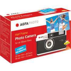 AgfaPhoto Half Frame Photo Camera 35mm black