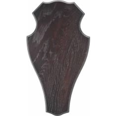 Eurohunt Deer Trophy Plate Oak 1 - 29 x 17 cm trofeen taustalevy