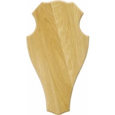 Eurohunt Deer Trophy Plate Oak 1 - 29 x 17 cm trofeen taustalevy