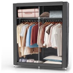 Intirilife 108X170X45 cm folding wardrobe