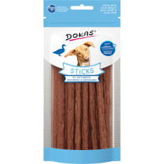 Dokas ankka&sydän&maksa 60 g koiran herkkutikut