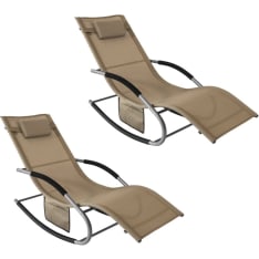 SoBuy OGS28-BRx2 rocking chair 2-pack