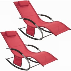 SoBuy OGS28-BRx2 rocking chair 2-pack