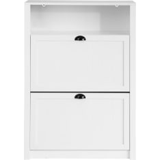 SoBuy FSR87-W slim shoe cabinet