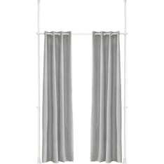 SoBuy KLS12-HG adjustable blackout curtain and room divider