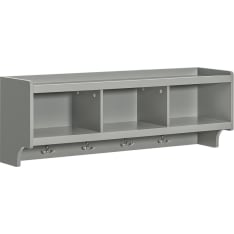 SoBuy FHK28-HG wall-mounted coat rack with shelf