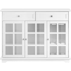 SoBuy FSB77-W sideboard kitchen cabinet display cabinet