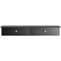SoBuy FRG43-SCH wall shelf with two drawers