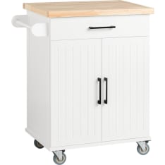 SoBuy FKW119-WN kitchen island on wheels