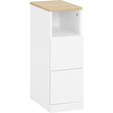 SoBuy FBT149-WN narrow bedside table