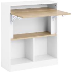 SoBuy FWT104-WN wall-mounted folding table