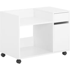 SoBuy ASK02-W mobile office cabinet