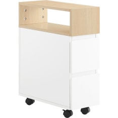 SoBuy FBT155-WN rolling side table