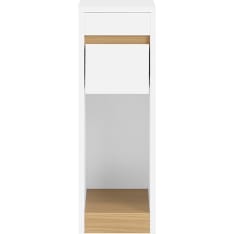 SoBuy FBT163-WN narrow nightstand with removable top