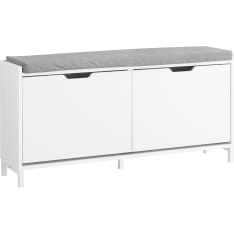 SoBuy FSR151-L-W shoe bench with cushion
