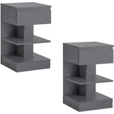 SoBuy 2-piece nightstand set