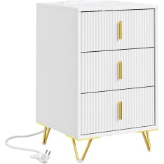 SoBuy FBT115-L-E-W narrow bedside table