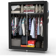 Intirilife 108X170X45 cm folding wardrobe