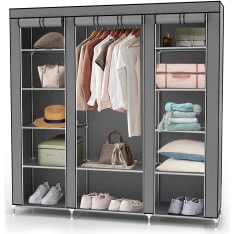 Intirilife 150X175X45 cm folding wardrobe