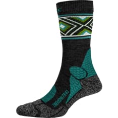 P.A.C. TR 4.1 Trekking Merino Compression Pro Men Anthracite-Petrol hyttys- ja punkkisuoja kompressiosukat