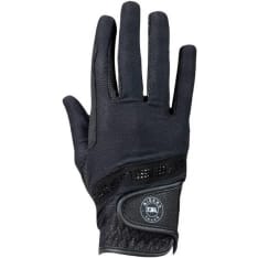Rsl Messina Black Synthetic Riding Gloves