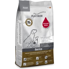 Platinum Adult Iberico+greens puolikostea koiranruoka