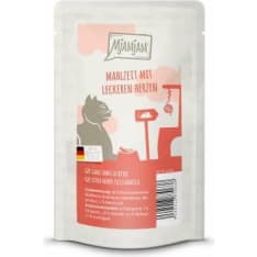 MjAMjAM Quetschie nauta & kanansydän 125 g kissan märkäruoka