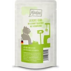 MjAMjAM Quetschie nauta, kurpitsa & kanan maksa125 g kissan märkäruoka