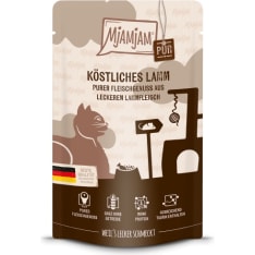 MjAMjAM Quetschie Mono lammas 125 g kissan märkäruoka